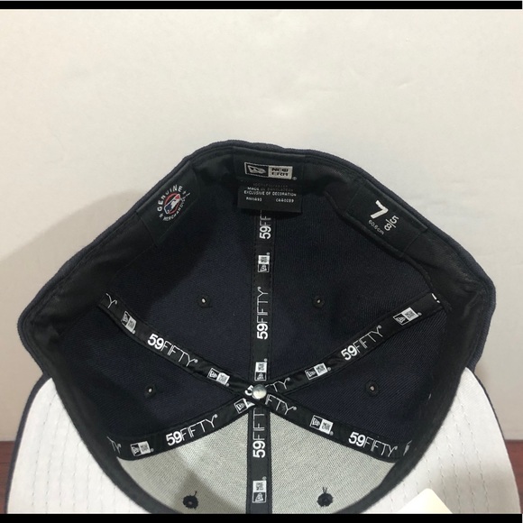 New Era, 59Fifty Fitted Hat, Boston Red Sox, Navy Blue - Picture 8 of 11